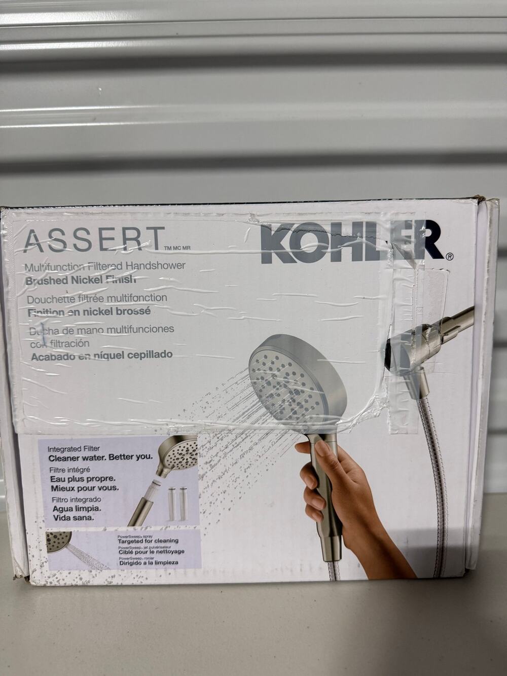 Kohler Assert Filtered Handshower Brushed Nickel Finish